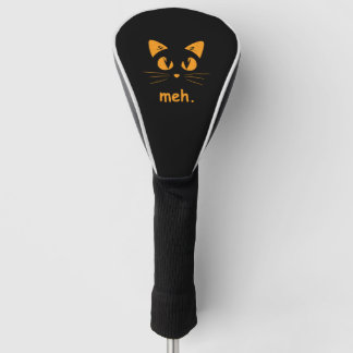 Funny Cat Halloween Shirt für Männer Frauen Golf Headcover