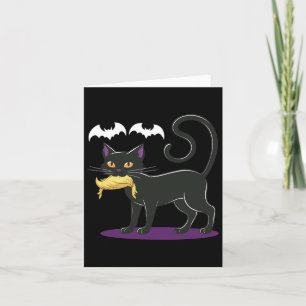Funny Cat Halloween Wahl USA Karte