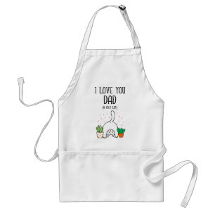 Funny Cat I Liebe Sie Vater A Hole Lot Schürze