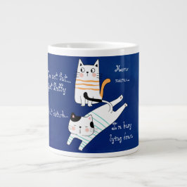Funny Cat, ich bin damit beschäftigt, die Speziali Jumbo-Tasse