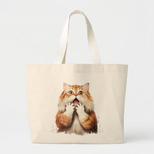 Funny Cat Jumbo Tasche