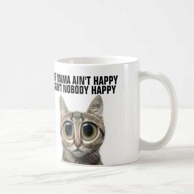 Funny Cat Kaffeepause für Mutter, Mama Kaffeetasse (Rechts)