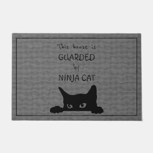 Funny Cat Large Doormat Fußmatte