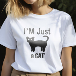 Funny cat liebt Design, ich bin nur ein Katzenlieb Tri-Blend Shirt