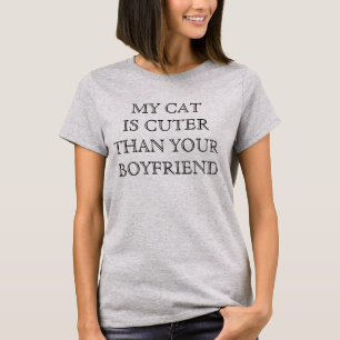 Funny Cat Lover Humour Zitat T-Shirt