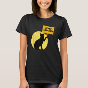 Funny Cat Lover Nie Übergeben Loyal Haustier Alber T-Shirt
