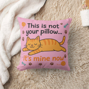 Funny Cat Lover Pillow Kissen