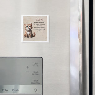 Funny Cat Magnet - Dekoration für Haustiere im Som