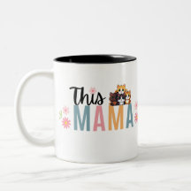 Funny Cat Mama Mug Cat Maman Mères Fête Musiques c