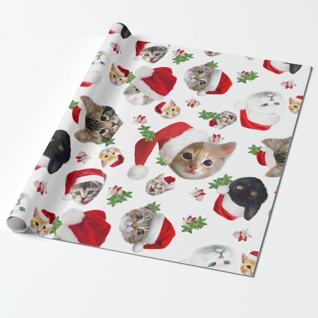 Funny Cat Maus und Catnip Geschenkpapier (Ungerollt)