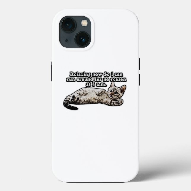 Funny Cat Meme für Kätzchen und Katzenbesitzer Case-Mate iPhone Hülle (Rückseite)