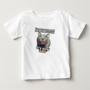 Funny Cat Meme für Kätzchen und Katzenliebhaber Baby T-shirt