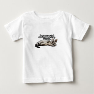 Funny Cat Meme für Kätzchenbesitzer und Katzenbesi Baby T-shirt