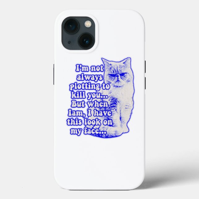 Funny Cat Meme für Katzenbesitzer und Kitesurfer Case-Mate iPhone Hülle (Rückseite)