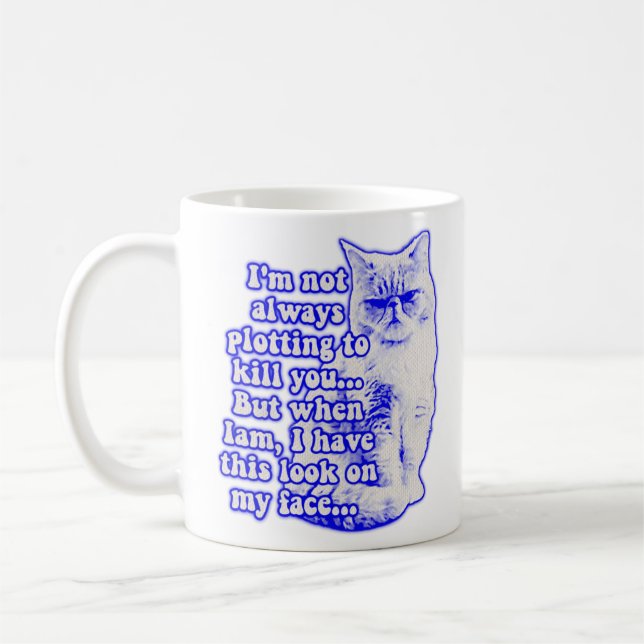 Funny Cat Meme für Katzenbesitzer und Kitesurfer Kaffeetasse (Links)