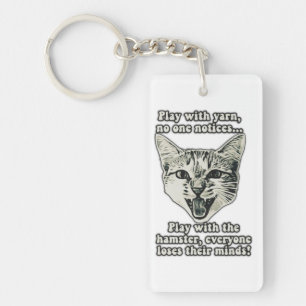 Funny cat meme für Katzenfreunde und Katzenliebhab Schlüsselanhänger