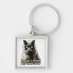 Funny Cat Meme für Katzenliebhaber und Kätzchenbes Schlüsselanhänger