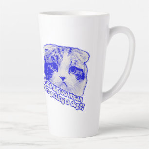 Funny cat meme für Katzenliebhaber und Katzenbesit Milchtasse