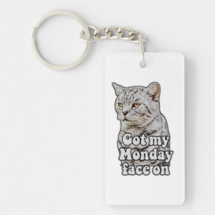 Funny Cat Meme für Kitty Liebhaber und Katzenliebh Schlüsselanhänger