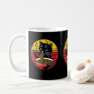 Funny Cat mit Ramen Bowl Hauseigentümer & Cat Lieb Kaffeetasse