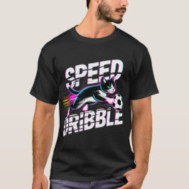 Funny Cat Playing Soccer - Gift for Kids & Teens T-Shirt