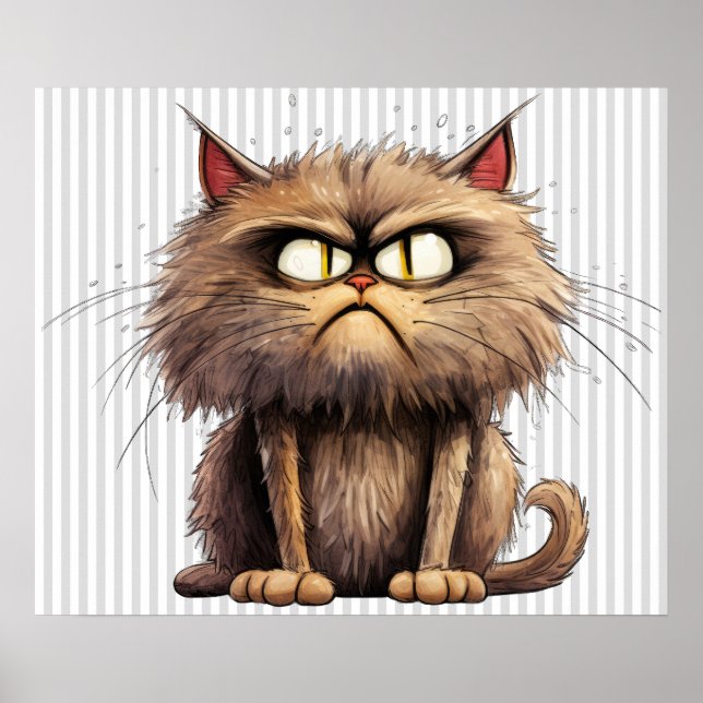 Funny Cat Poster (Vorne)