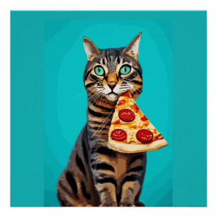 Funny Cat Print, Value Poster Paper (Matte)