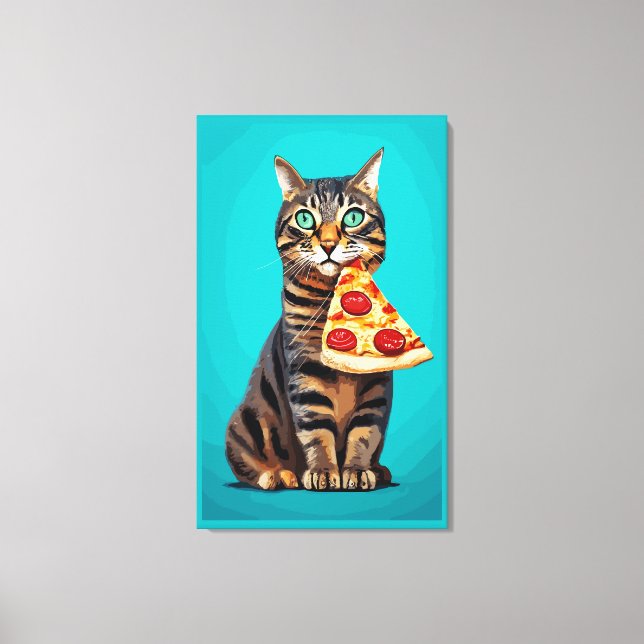 Funny Cat Print, Value Poster Paper (Matte) Leinwanddruck (Vorderseite)