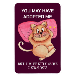 Funny Cat Pun Magnet - Kitchen Fridge Meme Gift