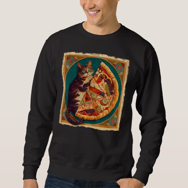 Funny Cat Quilting Taco for Kids, Women, Men Sweatshirt (Vorderseite)