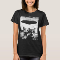 Funny Cat Selfie UFO Weird Cat Lover