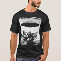 Funny Cat Selfie UFO Weird Cat Lover