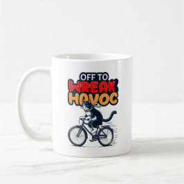 Funny Cat Shirt | Von bis nach Wreck Havoc Kaffeetasse