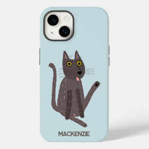 Funny Cat Spaß Personalisiert Case-Mate iPhone 14 Hülle