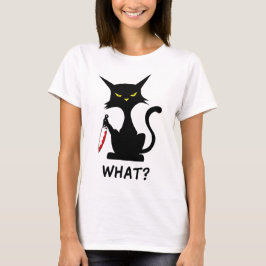 Funny Cat Sprichwort was T-Shirt