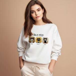 Funny Cat Sweatshir Women Cat Lover Geschenk für Sweatshirt