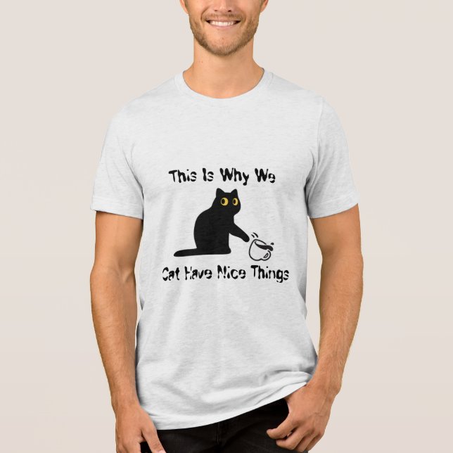 Funny Cat T - Shirt (Vorderseite)