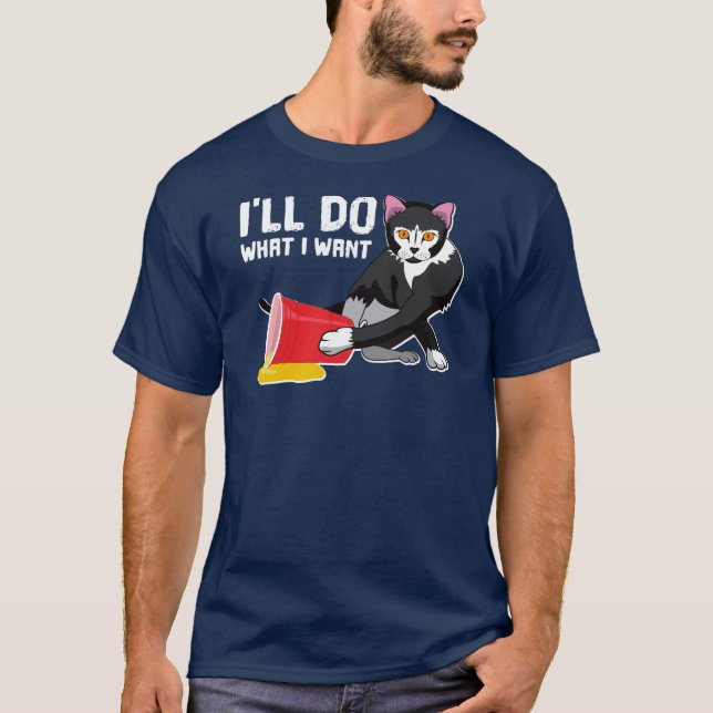 Funny Cat T-Shirt (Vorderseite)