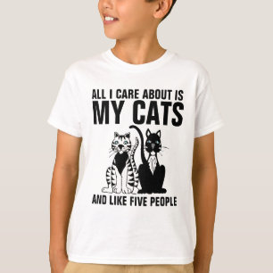 Funny Cat T - Shirt für Kinder ,ALLES, WAS ICH MIR