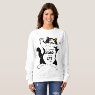 Funny cat T-Shirt, Mama T-Shirt, Katzenbesitzer Sweatshirt