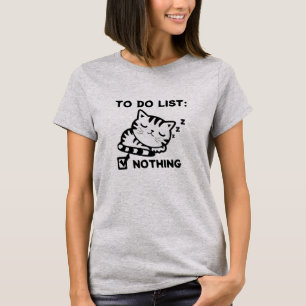 Funny Cat T-Shirt - Unisex Spaß Geschenk für Katze