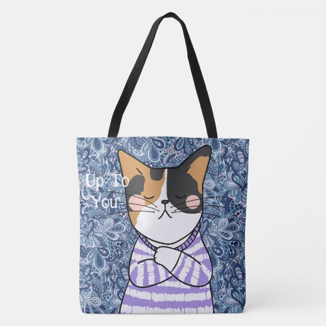 Funny Cat Tasche (Vorderseite)