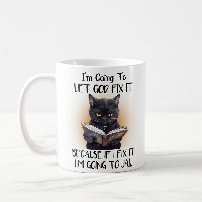 Funny Cat Tasse (Links)