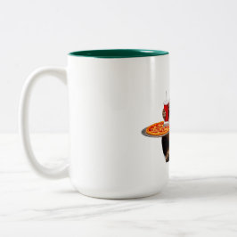Funny Cat Tasse - Pizza Lover Geschenk Kaffee Cup