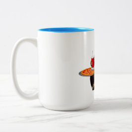 Funny Cat Tasse - Pizza Lover Geschenk Kaffee Cup