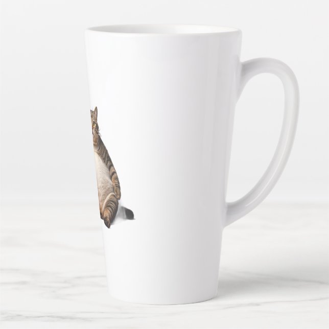 Funny Cat Tasse - Pizza Lover Geschenk Kaffee Cup (Rechts)