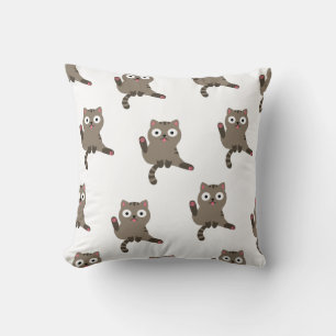 Funny Cat Throw Kissen