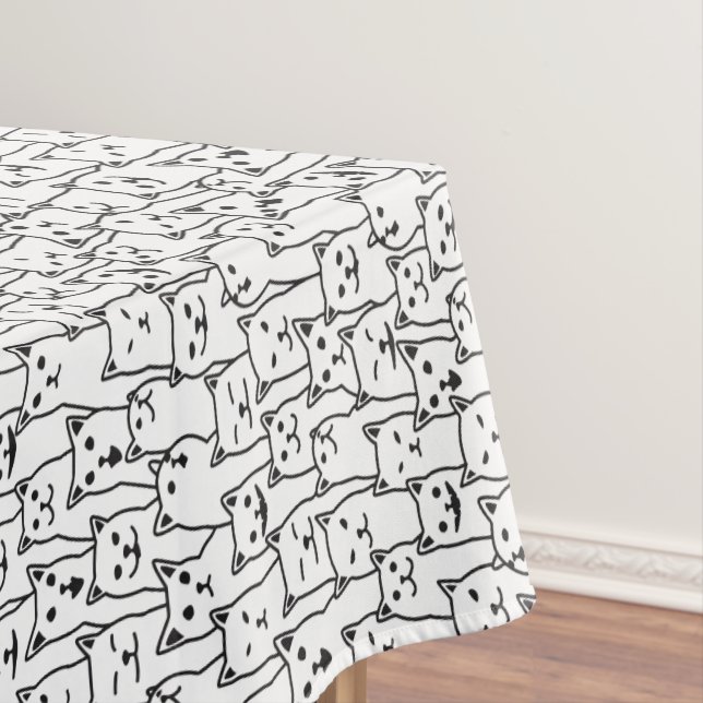 Funny Cat Tischdecke (Beispiel)