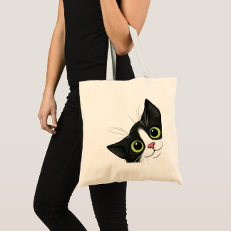 Funny Cat Tote Bag Tragetasche