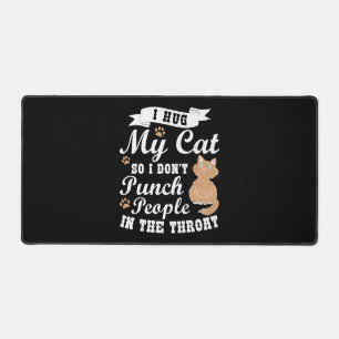 Funny Cat Zitat Geschenk Kitten Cat Mama Cat Vater Schreibtischunterlage